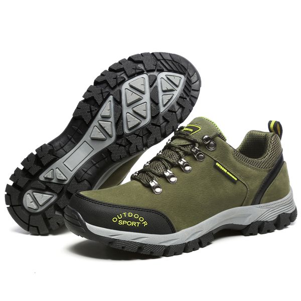 

men hiking shoes hard wearing massage outdoor shoes men anti-slip flat comfortable warm winter mountain