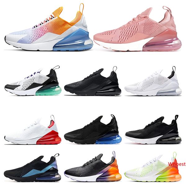 

2019 running shoes for men triple black white black gradient rainbow firecracker laser fuchsia womens sport sneaker size 36-45 ing