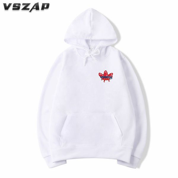 

new 2019 spring autumn brand mens hoodies sweatshirts man logo printing long sleeve pullover fashion mens hoodies, Black