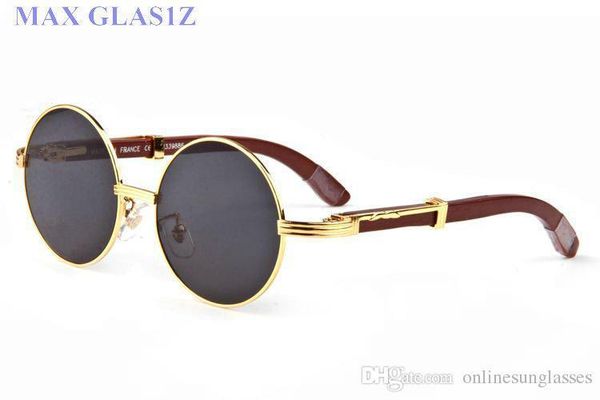 

sunglasses men women wrapeyeglasses round shades brand sun glass designer wood full frame eyeglasses uv400 with box cases, White;black