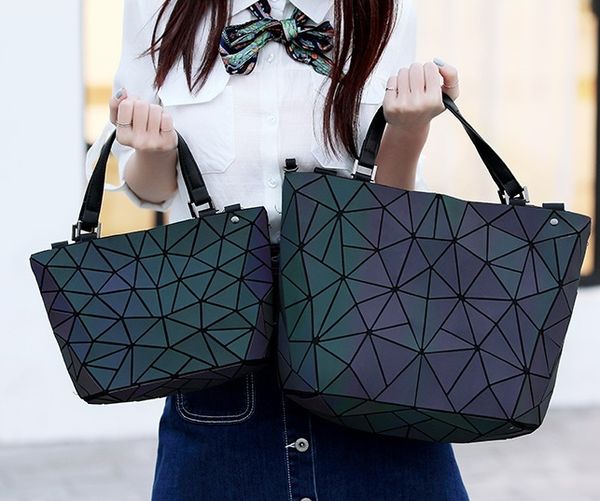 

maelove luminous сумка 2019 женских геометрических алмазного tote мода складного мешка роскошных сумок женщин сумка дизайнер y191218