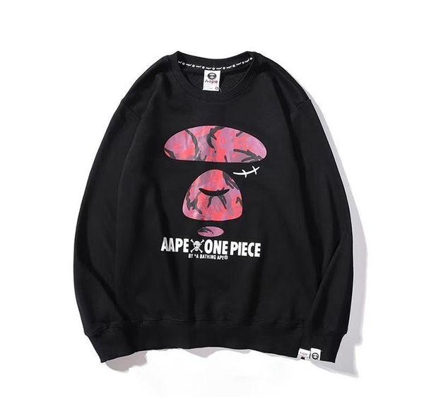 

aape hoodie hip hop aape designer hoodie sweatshirt men women black mens designer hoodies size m-xxl22