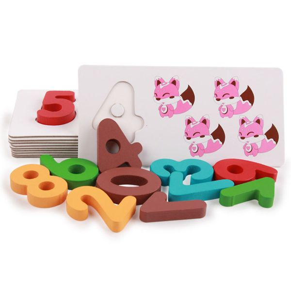 

wooden digital letters activity cards children's alphanumeric card cognitive early education toys for kids building block