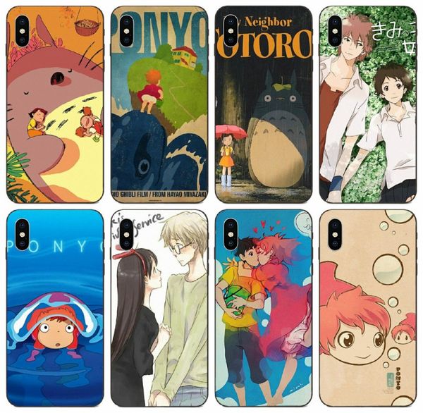 

tongtrade] поньо на утесе cute anime чехол для iphone 11 pro max x xs 8s 8 7s 7 6 plus galaxy a20e huawei p20 редми примечание 4x пользоват