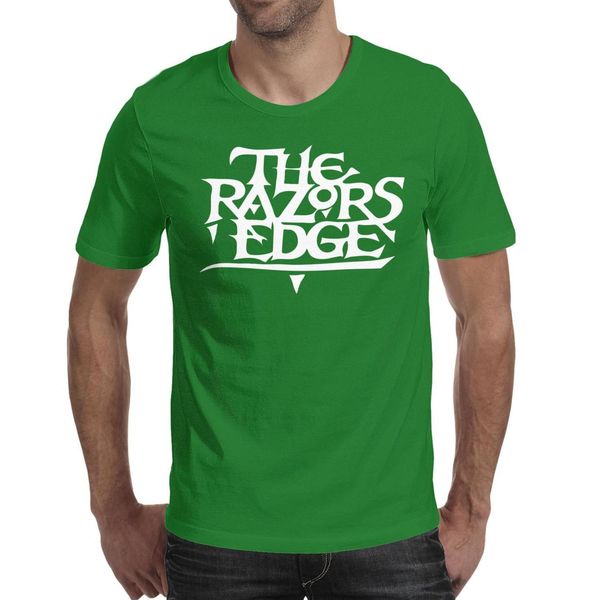 

acdc the pazors edge rock band green t shirt,shirts,t shirts,tee shirts shirt design funny cool t make a superhero custom classic t shirt, White;black