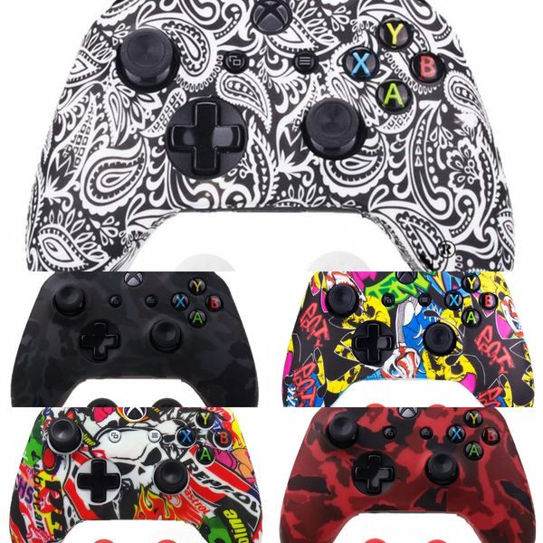 

uzdwg case silicone rubber skin gamepad protective soft cover game pad one accessories for microsoft xbox joystick s controller