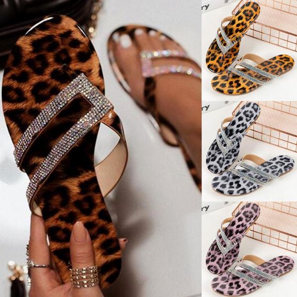 

wdhkun cutouts lace canvas new women womens leopard print breathable round toe non-slip shoes light slippers sandals 2020, Black