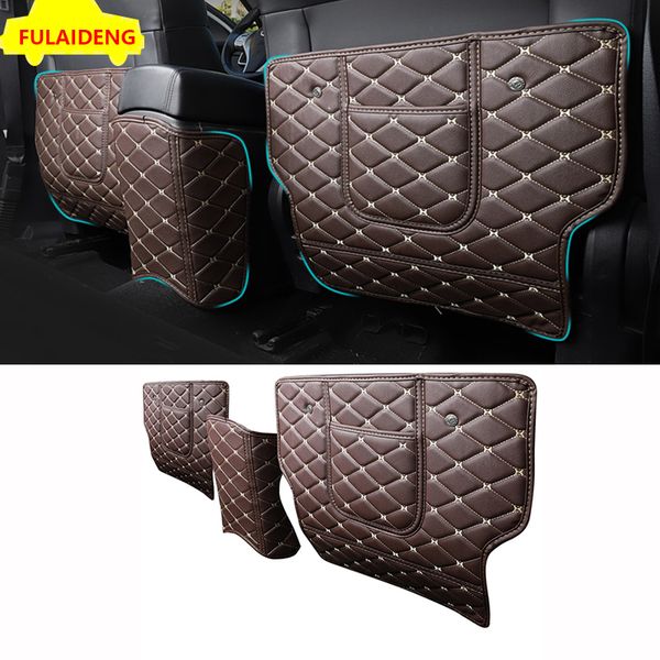 

3pcs for qashqai 2016-2018 auto care seat back anti-dirty kick mat cover for children kick mat kits car styling