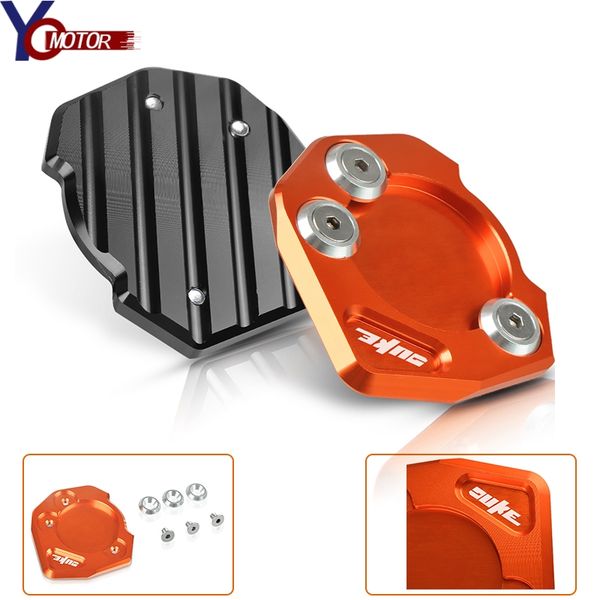 

for 200 390 duke duke 200 390 2013-2015 2014 cnc motorcycle side kickstand stand extension plate side stand enlarge