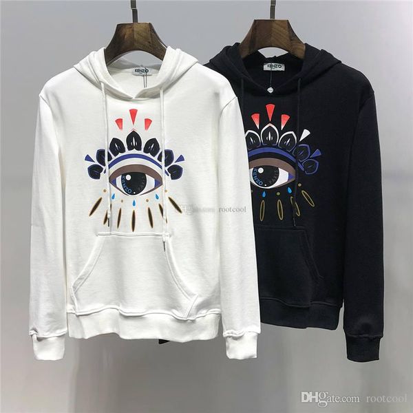 

2019 новое прибытие высочайшее качество tiger глаз дизайнера бренда мужская одежда street толстовки с длинным рукавом фуфайки m-3xl 2615, Black