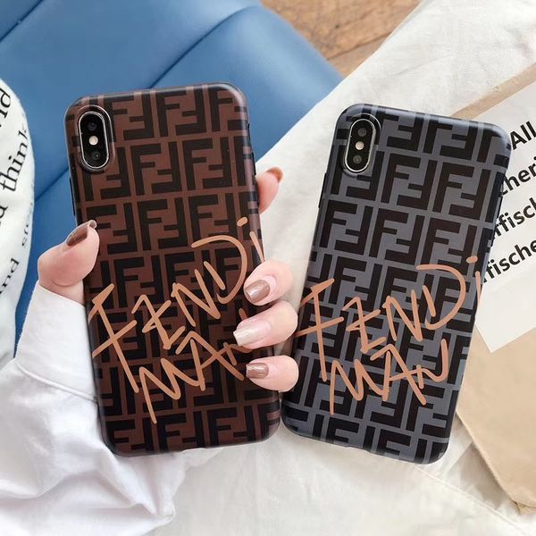 

One Piece Роскошный чехол для телефона для iPhone 6S 7 8 P X XS fashion 2 в 1 логотип Дизайнерский ч
