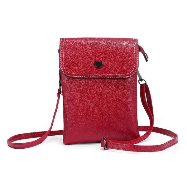 

women girls small cell phone pouch crossbody shoulder bag purse card wallet high quality