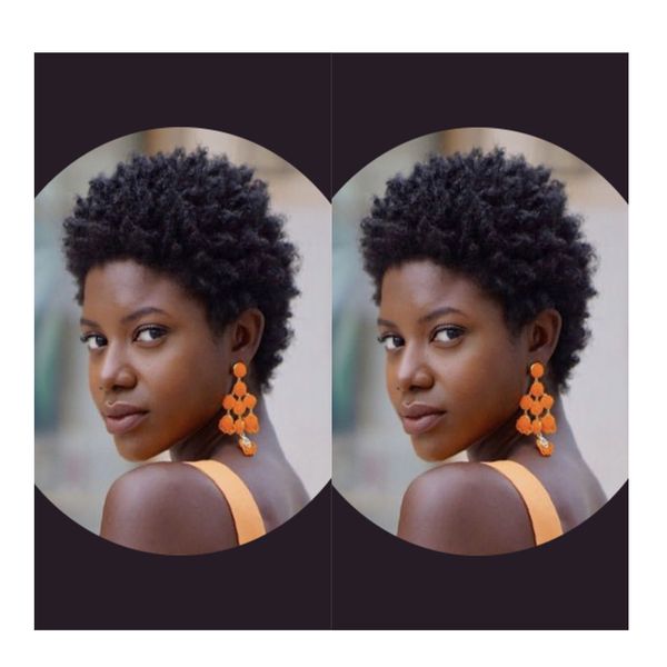 Beauty For Ladies Brazilian Hair Short Curly Wigs African American