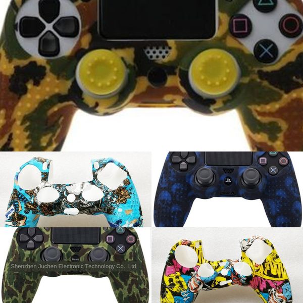 

lw0r9 cover silicone soft gel skin case for sony play station ps4 controller