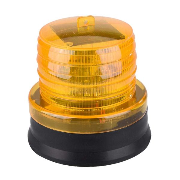 

yellow solar flashing lamp strobe emergency led warning light with magnetic base for car traffic warning