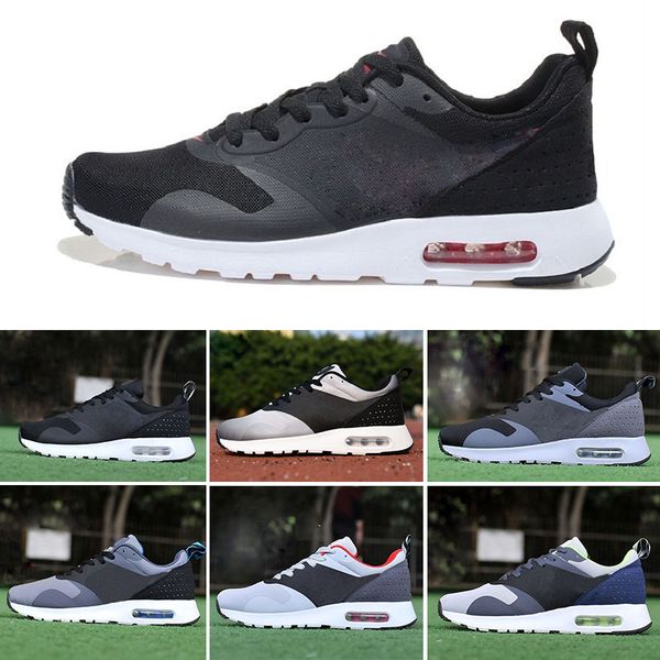 

87 tavas 90 camouflage men thea casual shoes 100% all black thea breathable shoe 2017 size 36-45 athletic shoes