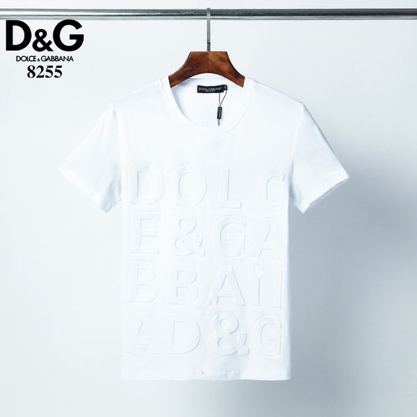 

роскошные мужчины дизайнер футболка новое прибытие мужчины женщины высокое качество печати письмо вскользь mens способа с коротким рукавом д, White