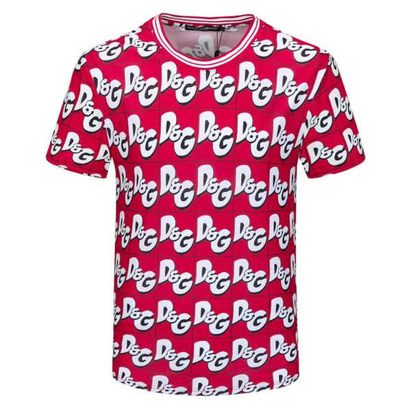 

dg brand herren mens designer t shirts fashion luxury designer t shirt firmata uomo summer mens tshirt tee shirts homme 9133, White