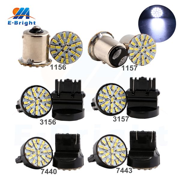 

20pcs/lot 12v 3020 22 smd led bulbs 1156 ba15s 1157 bay15d t20 3156 3157 7440 7443 turn ssignals car light 176 lm