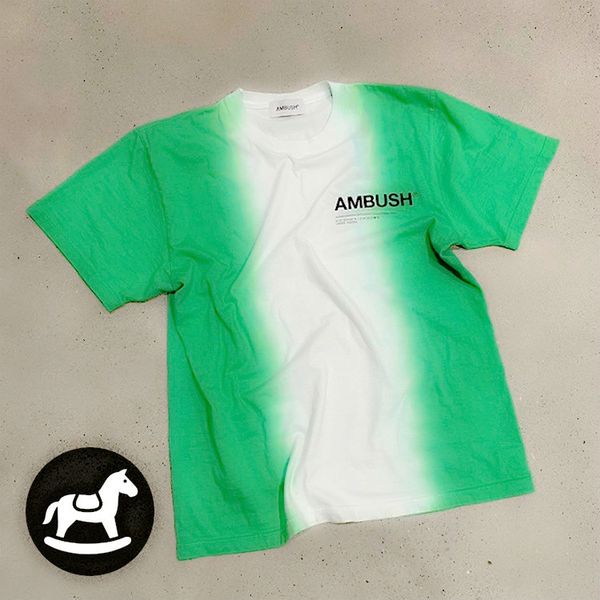 

ambush tshirt 3m reflective men women streetwear harajuku summer ambush t shirt tees ambush tshirt vetements ab kanye west designer clothing, White;black