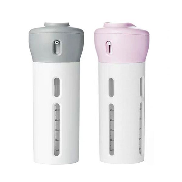 

5pcs/set 4 in 1 portable lotion dispenser bottle set portable shampoo bath foam transparent travel emulsion bottle