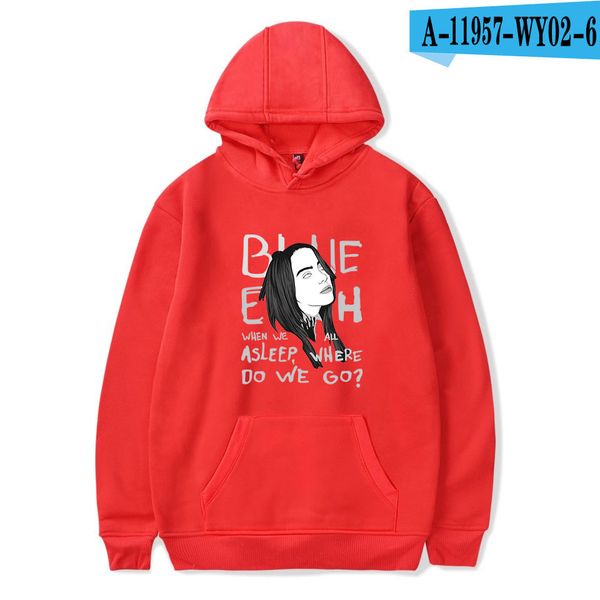 

new store promotion in spring friday clothing cross-border new new billieeilish fashion men and women hooded sweater