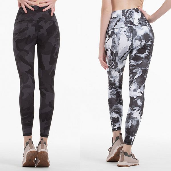 

solid color women yoga pants high waist sports gym wear leggings elastic fitness lady overall full tights workout, White;red