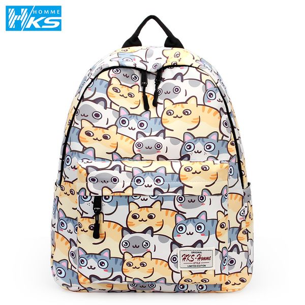 

fashion canvas women backpack school bags for teenagers girls preppy style student backpack female rucksack mochilas feminina