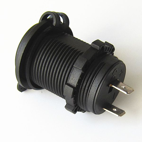 

12v/24v 24w motorcycle car boat tractor accessory waterproof cigarette lighter power socket plug outlet