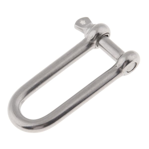 

stainless steel screw pin chain anchor d shackle - 1/4 inch - 6mm