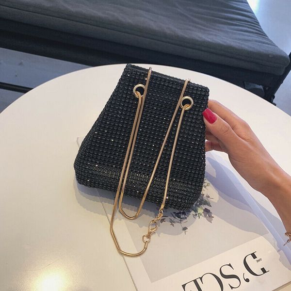 

2019 new women fashion pu leather small shoulder bags handbag lady elegant chain strass pattern crossbody bag