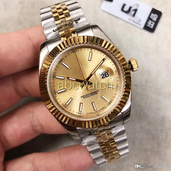 

luxury men's watch just style 41mm316l stainless steel sapphire glass original folding buckle 2813 automatic mov, Slivery;brown