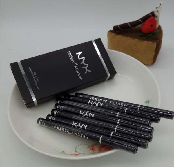 

Dhl nyx co metic kinny eye marker waterproof black liquid eyeliner eye liner pencil make up maquiagem long la ting