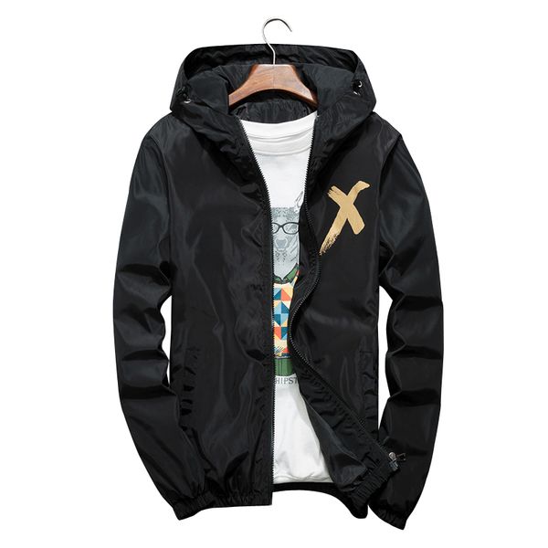 

kuyomens spring autumn man jackets casual camouflage hoodie jacket men waterproof clothes men's windbreaker coat male outwear, Black;brown