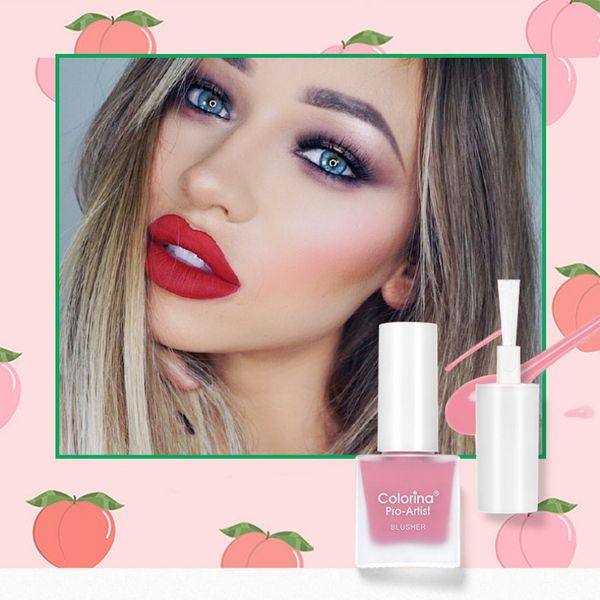 

liquid blush repairing rouge water blush beads beauty products make up tool shiny silky lasting makeup cosmetics 6-color