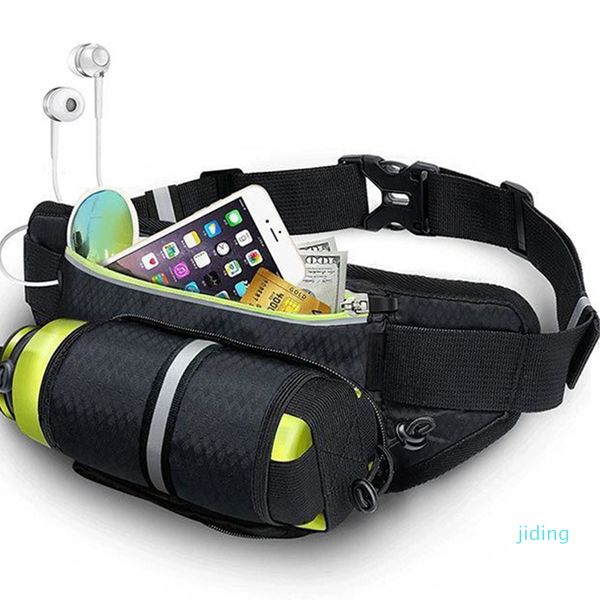 

designer-mowin running waist bag hydration belt bag women men sport running hip waist waterproof jogging gym 2 color