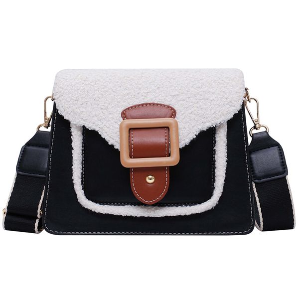 

191118 ivog new arrival everyday ladies small shoulder messenger handbag red fur fashion hand bags for women 2019