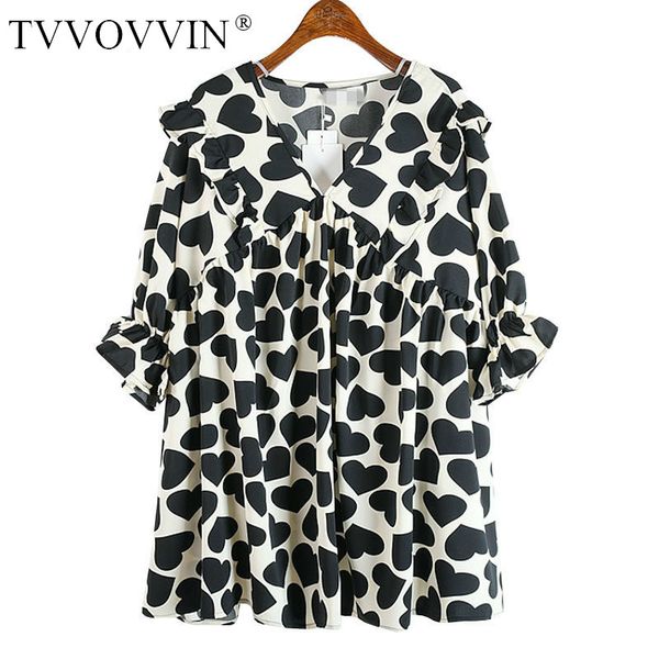 

korea print pattern blouse fashion new women 2020 summer vintage chiffon goddess fan ruffle 2020 summer loose shirt dzl1033, White