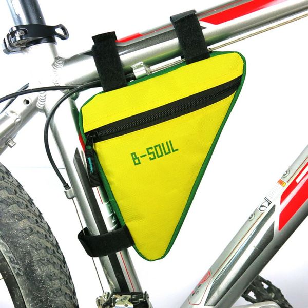 

waterproof triangle bicycle cycling bags solid bicycle bags triangle mountain bike pouch front tube bag holder saddle