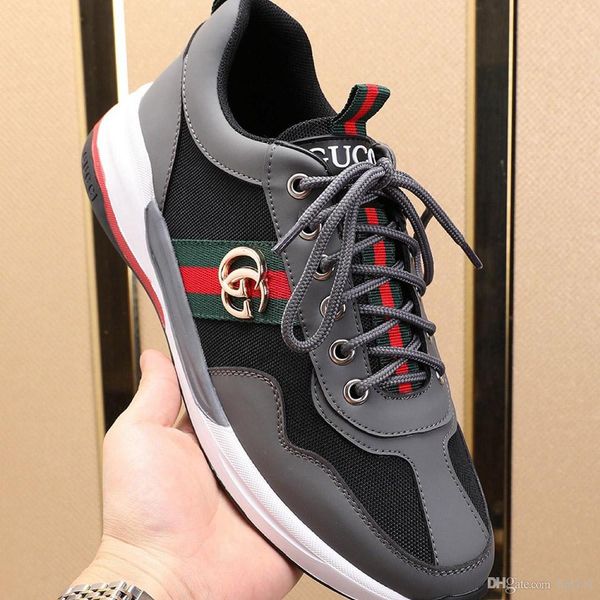 

autumn and winter models white shoes thick bottom leather fashion waterproof sports shoes korean version of the wild casual men's shoes