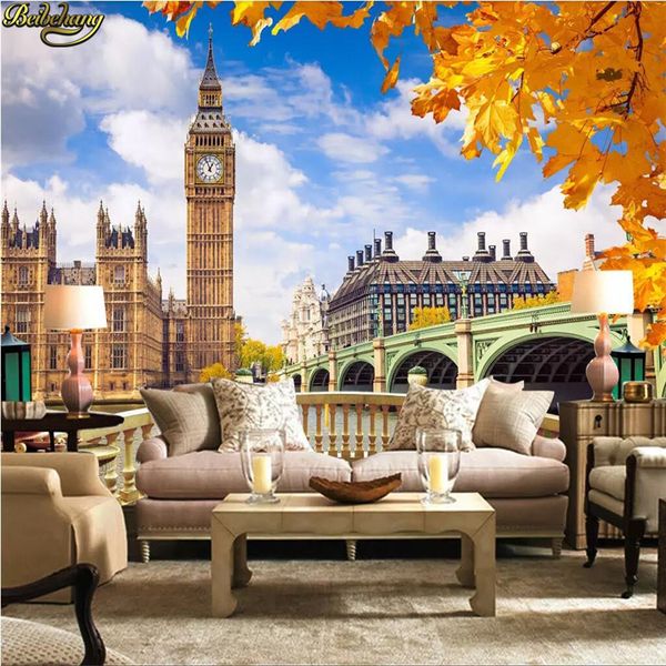 

custom wallpaper murals london big ben 3d tv background wall papel de parede wall papers home decor 3d wallpaper