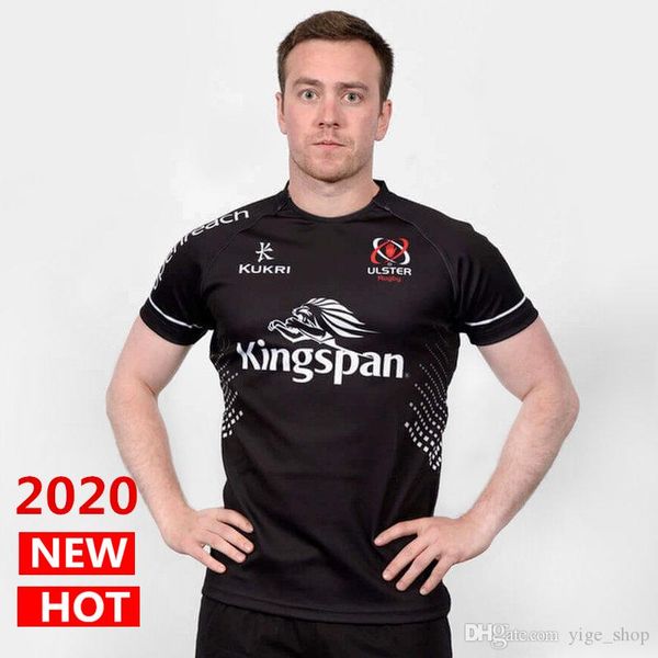 

dhl 2020 new ulster home and away rugby jerseys kukri shirt ulster national team league jersey leisure sports shirts s-3xl, Black;gray