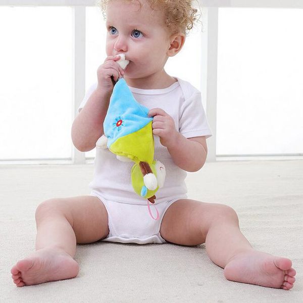 

newborn baby appease towel soft baby toys rattles pacify doll toys baby hand grasping towel animal rattle bells toys 5 style