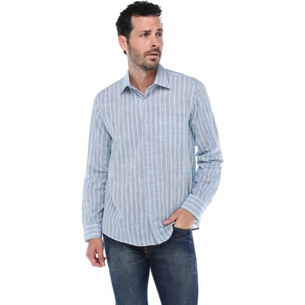 

varetta-wide cut man shirt, White;black