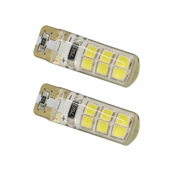 

10 pcs car styling car auto led canbus 194 w5w 2835 smd 12 led light bulb no error light parking side #wl1