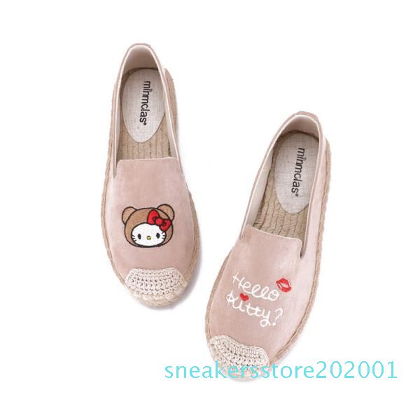 

slip on shoes for women 2019 fashion womens round toe casual female sneakers ll-match flats platform slip-on modis new s01, Black