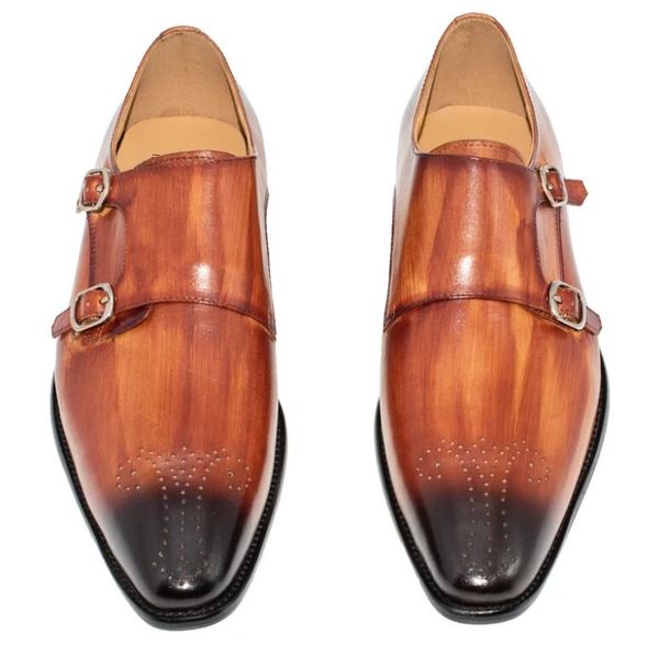 

men leather shoes low heel casual shoes dress brogue spring ankle boots vintage classic male casual ps564, Black