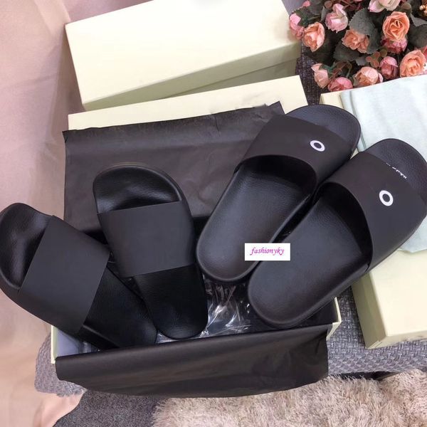 

new summer indoor beach slippers lovers' shoes white printing shoes, Black