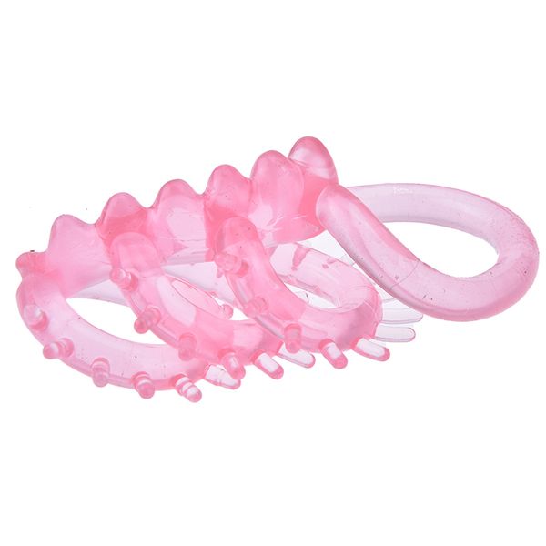 

master triple ticklers cock ring massager relax passion silicone for men solar erotic extender delay ring party favors