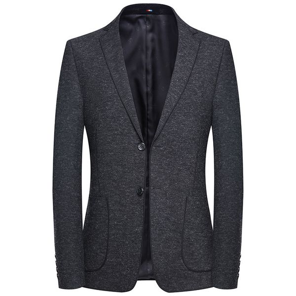 

autumn new brand wool blazer men slim fit business casual single breasted blazer jacket fashion terno masculino blazers men, White;black